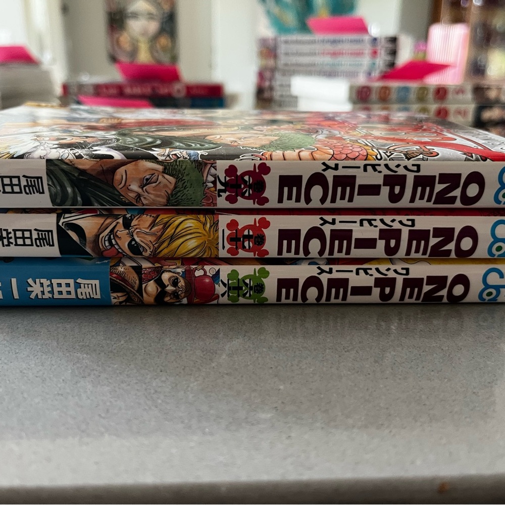 Colorful Manga Comic Book Set